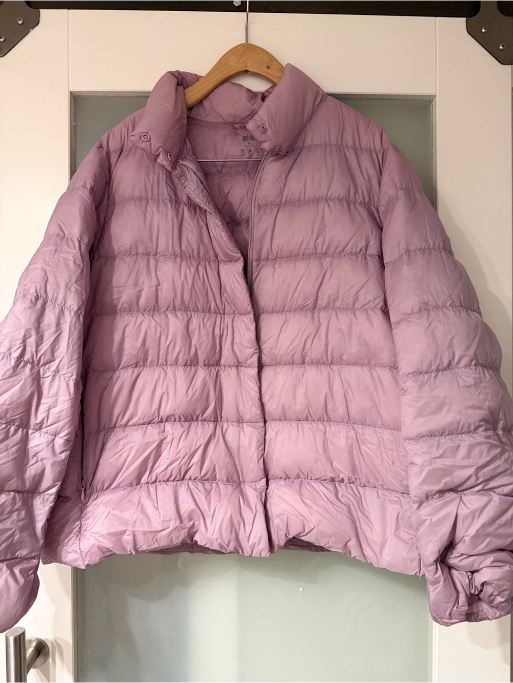 Uniqlo Lavender Lightweight Puffer Jacket